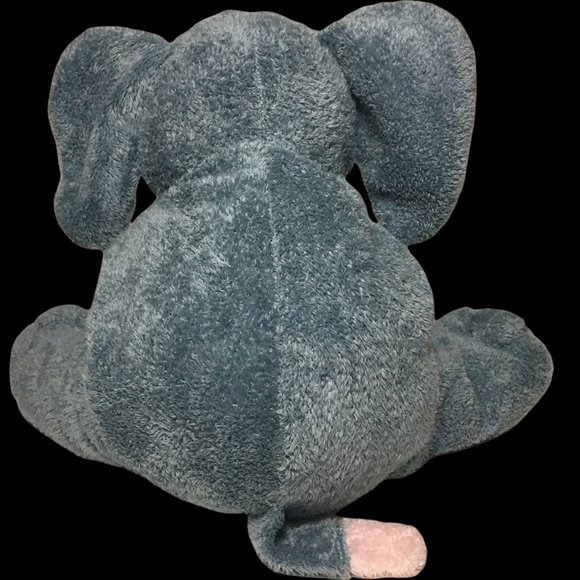 Ty Pluffies Baby Winks Elephant Gray 2007 Tylux Lovey Sewn Soft Eyes Beanie - Picture 3 of 7